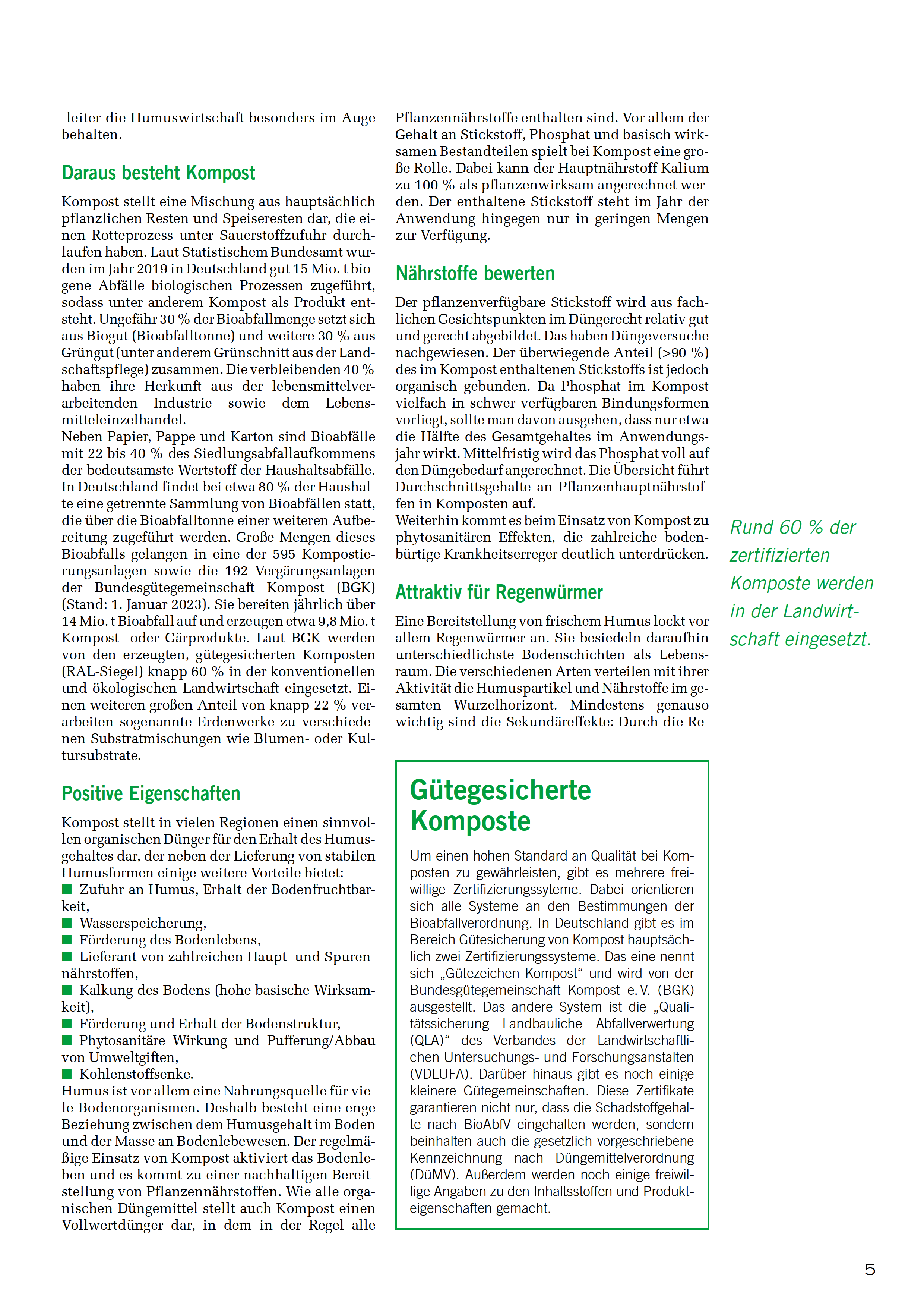 Mit Humus und Kompost den Boden Verbessern