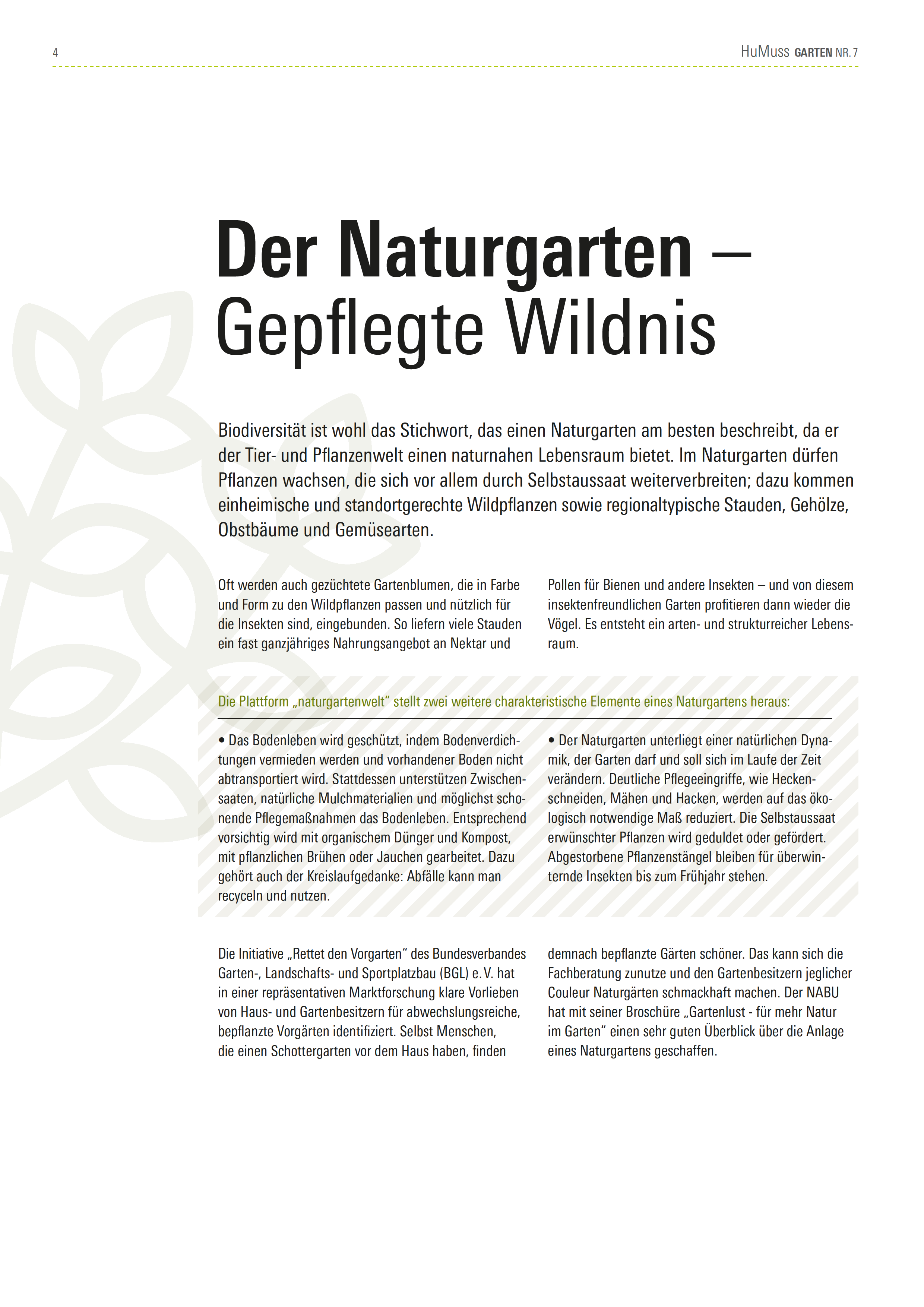 HuMuss Garten Nr. 7 - Garten Welten